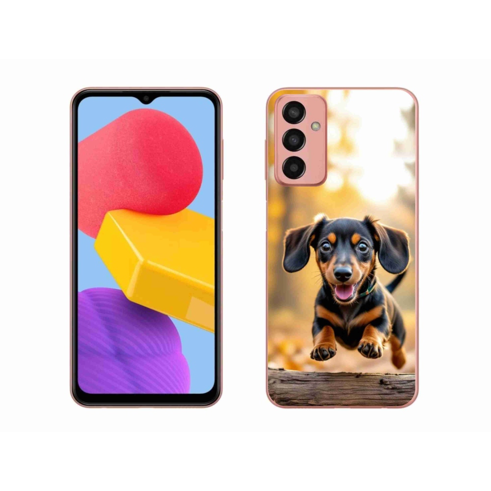 Gélový kryt mmCase na Samsung Galaxy M13 - jazvečík 2