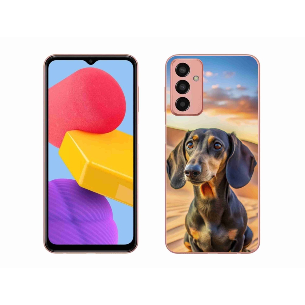 Gélový kryt mmCase na Samsung Galaxy M13 - jazvečík 3
