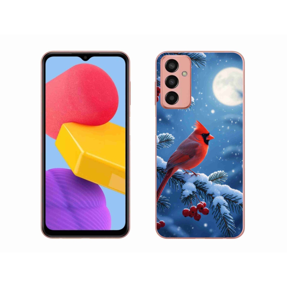 Gélový kryt mmCase na Samsung Galaxy M13 - kardinál červený