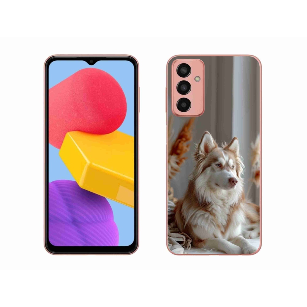 Gélový kryt mmCase na Samsung Galaxy M13 - pokojný sibírsky husky