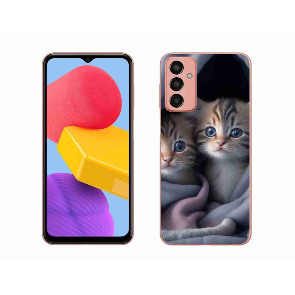 Gélový kryt mmCase na Samsung Galaxy M13 - mačacie duo 2