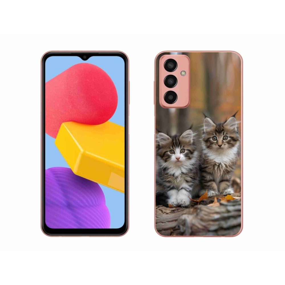 Gélový kryt mmCase na Samsung Galaxy M13 - mačacie duo 3