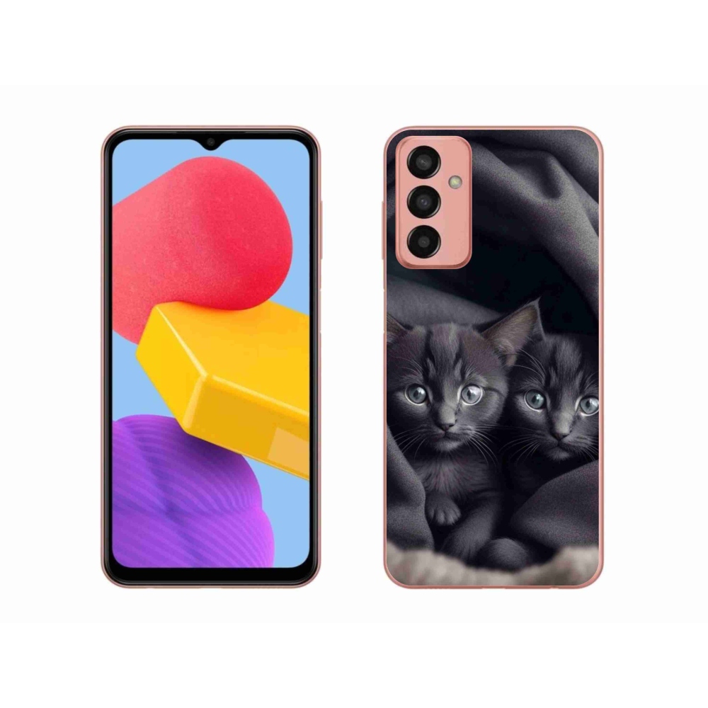 Gélový kryt mmCase na Samsung Galaxy M13 - mačacie duo