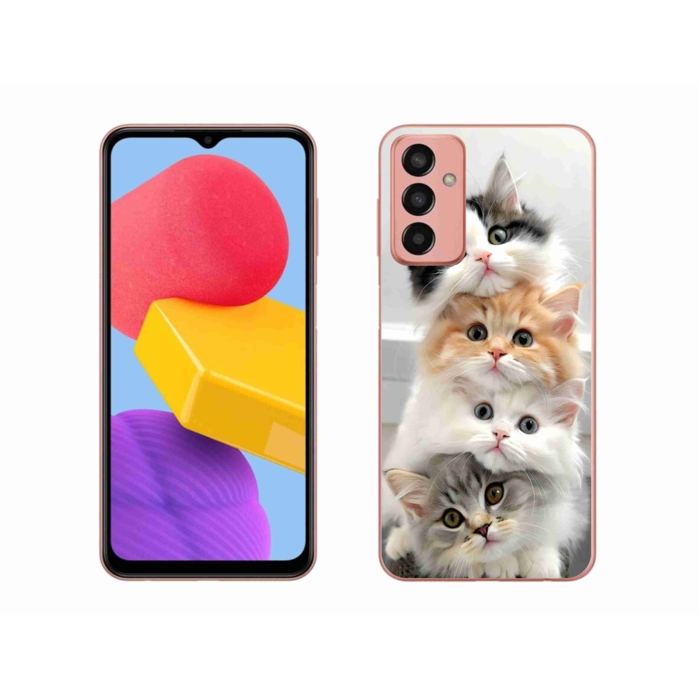 Gélový kryt mmCase na Samsung Galaxy M13 - mačacia partia