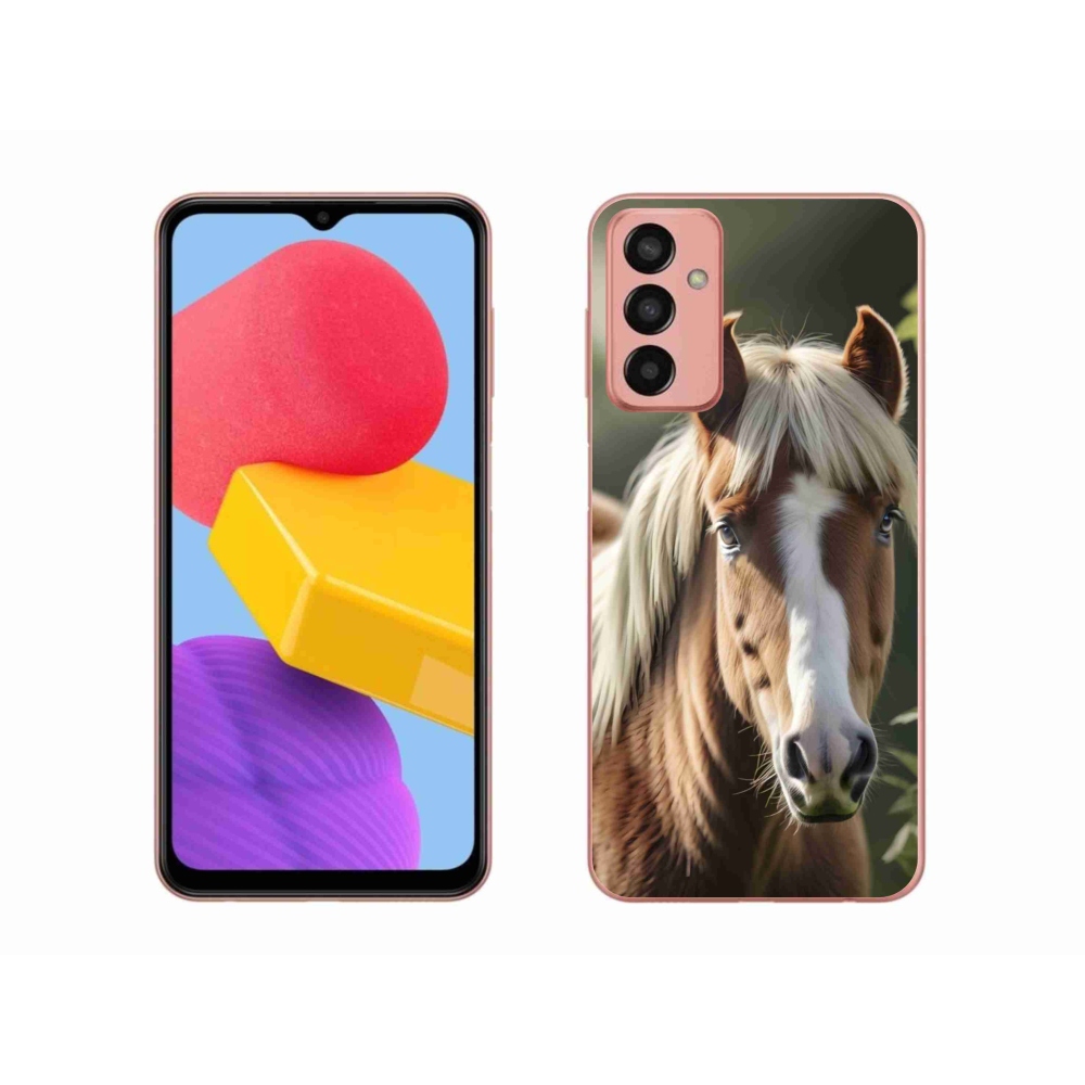 Gélový kryt mmCase na Samsung Galaxy M13 - kôň so svetlou hrivou