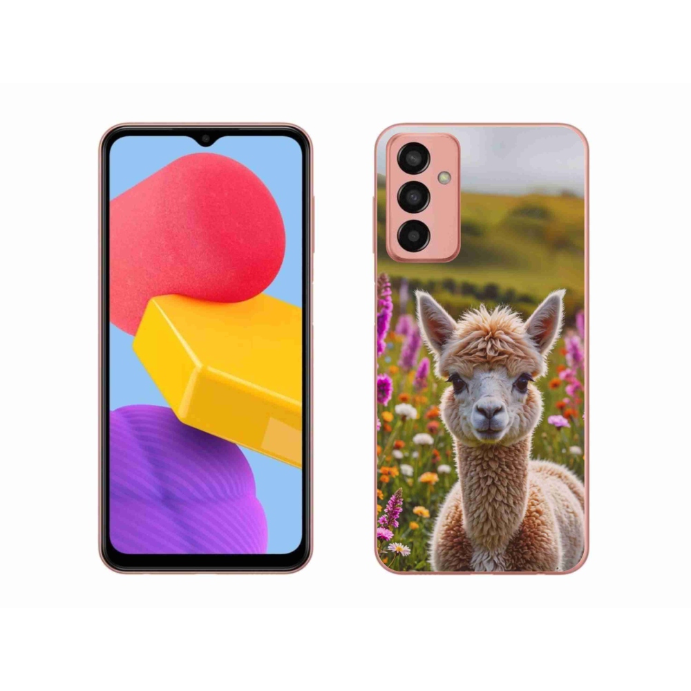 Gélový kryt mmCase na Samsung Galaxy M13 - lama na lúke