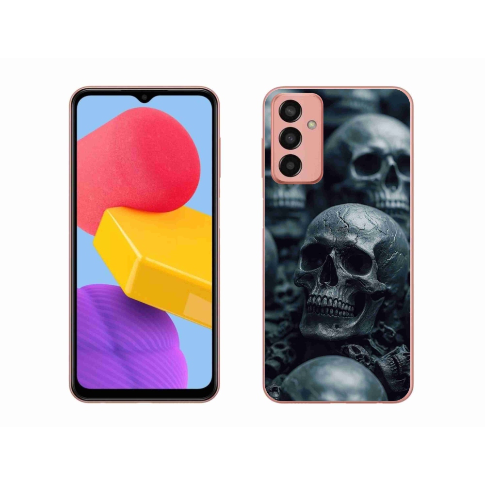 Gélový kryt mmCase na Samsung Galaxy M13 - lebka 2