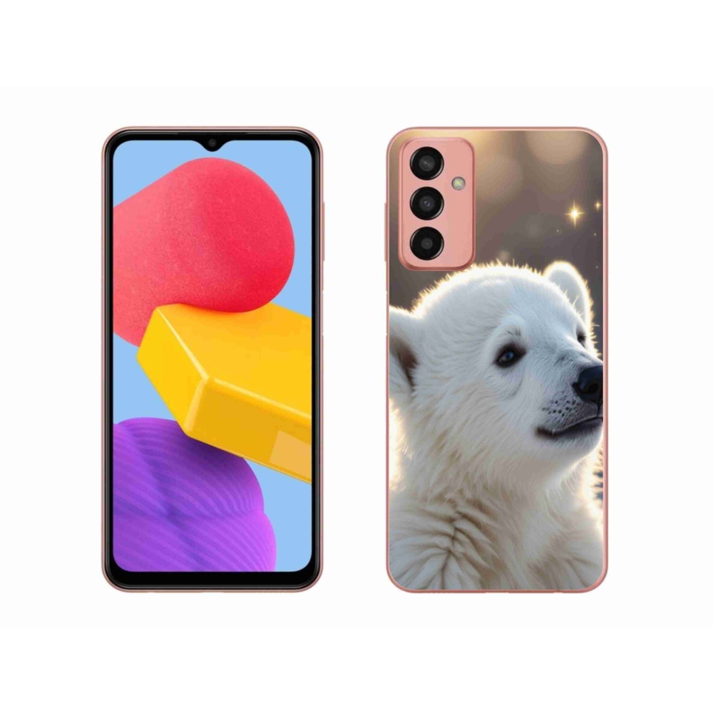 Gélový kryt mmCase na Samsung Galaxy M13 - ľadový medveď