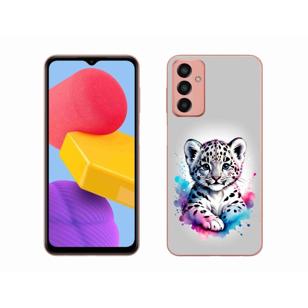 Gélový kryt mmCase na Samsung Galaxy M13 - leopardie mláďa
