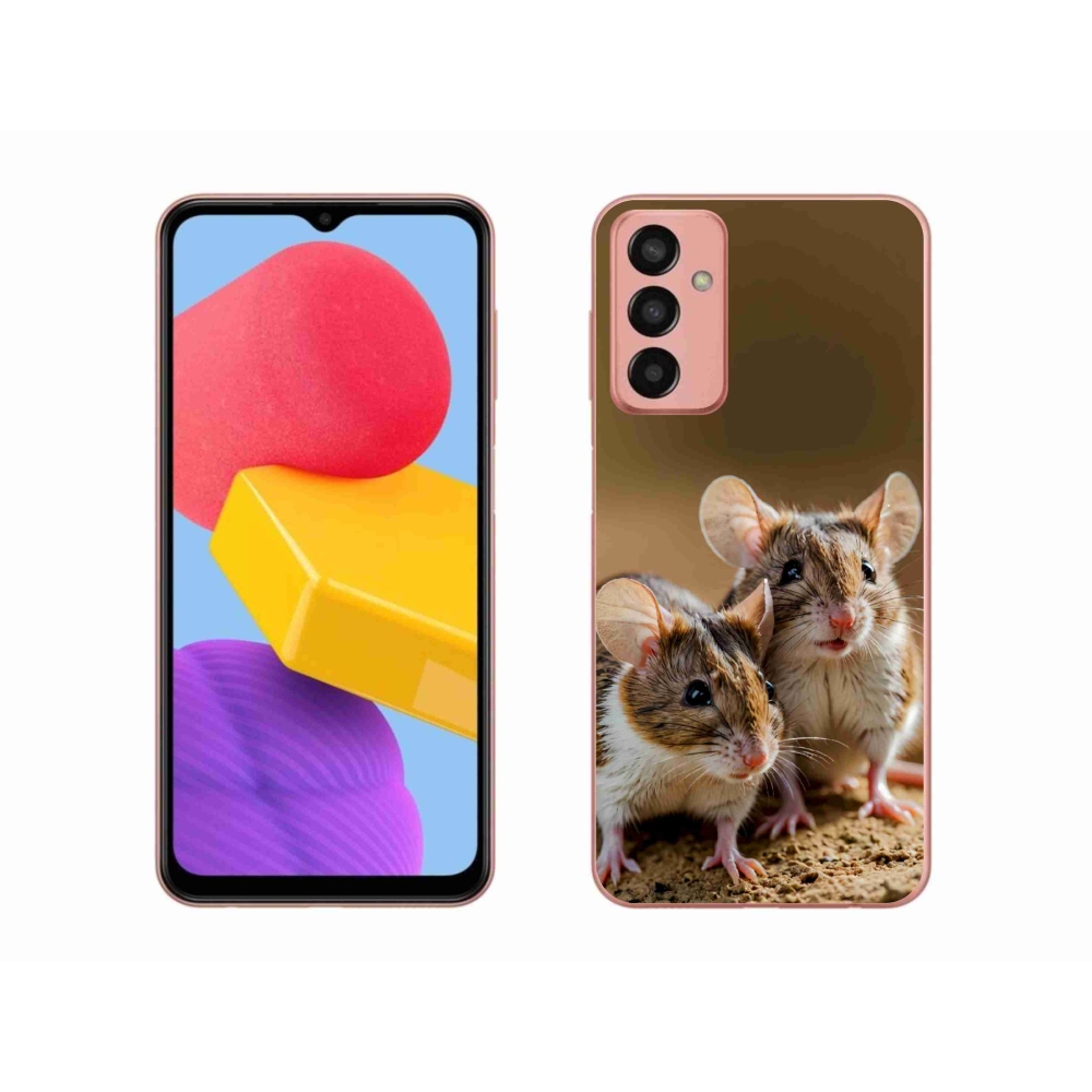 Gélový kryt mmCase na Samsung Galaxy M13 - myší duo