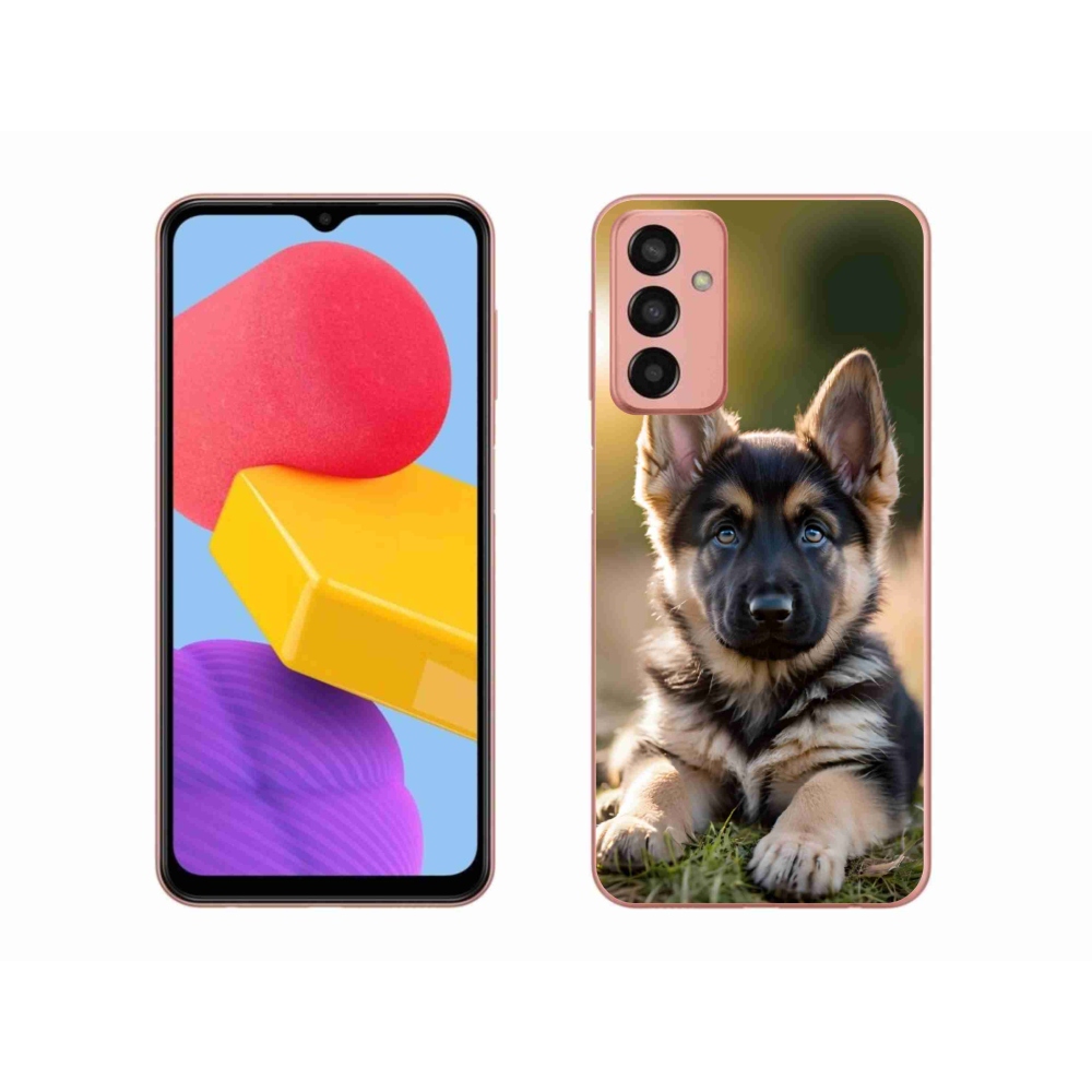 Gélový kryt mmCase na Samsung Galaxy M13 - nemecký ovčiak v prírode