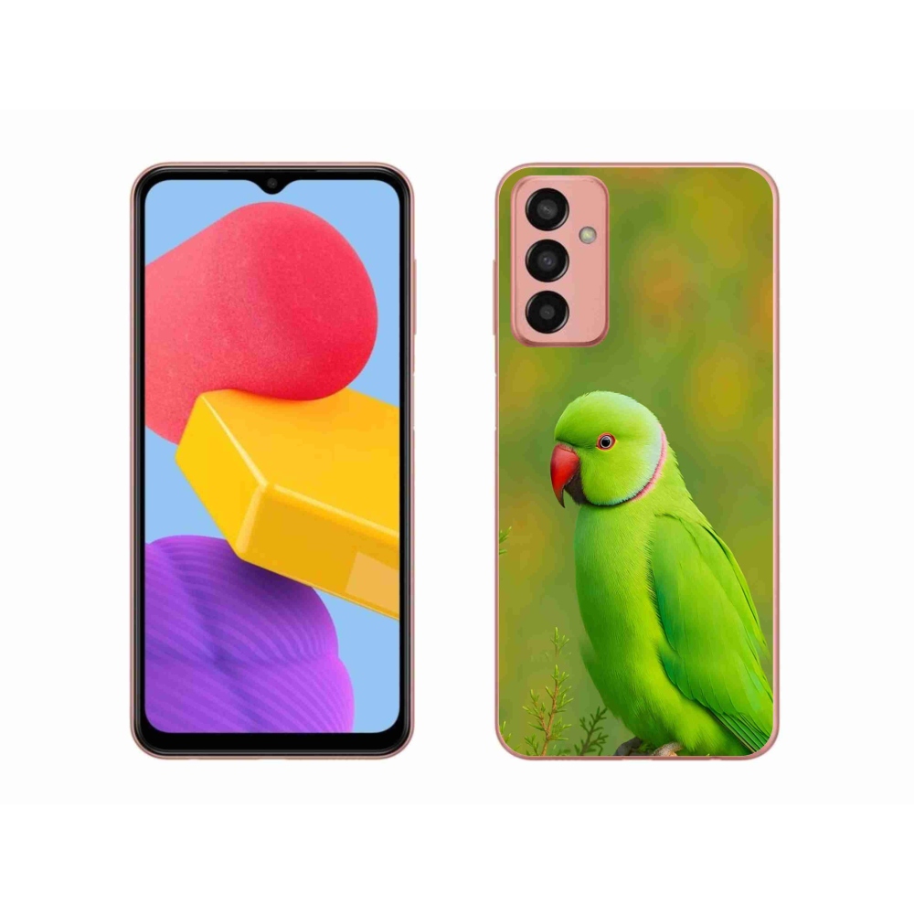 Gélový kryt mmCase na Samsung Galaxy M13 - papagáj alexander 2