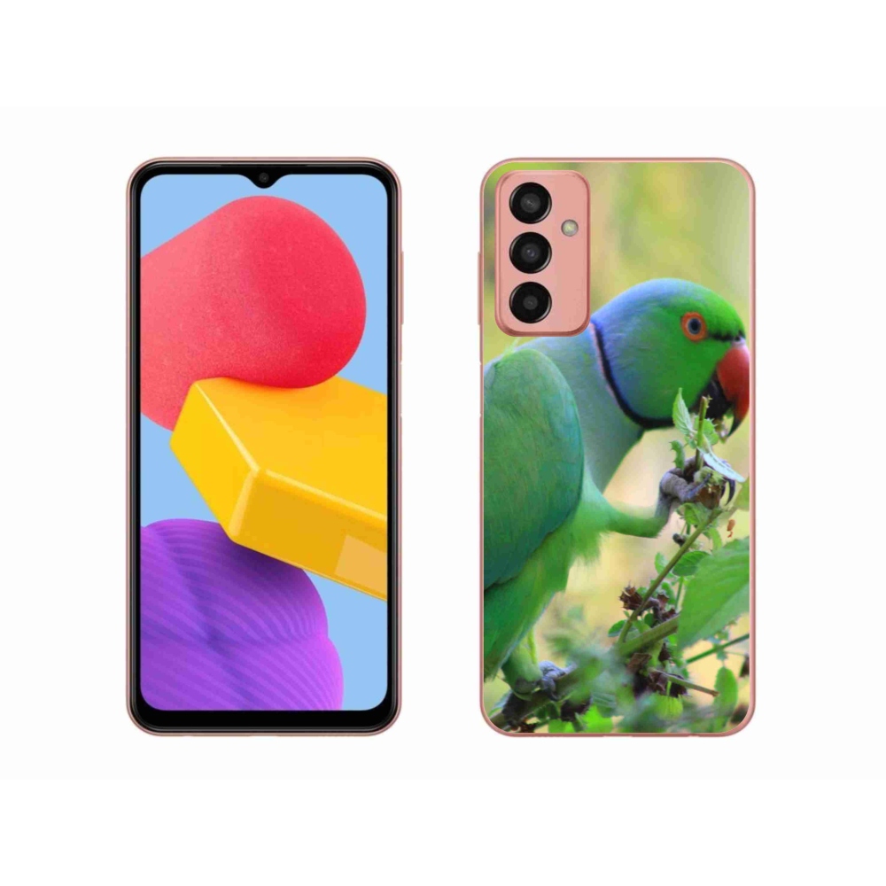 Gélový kryt mmCase na Samsung Galaxy M13 - papagáj Alexandr