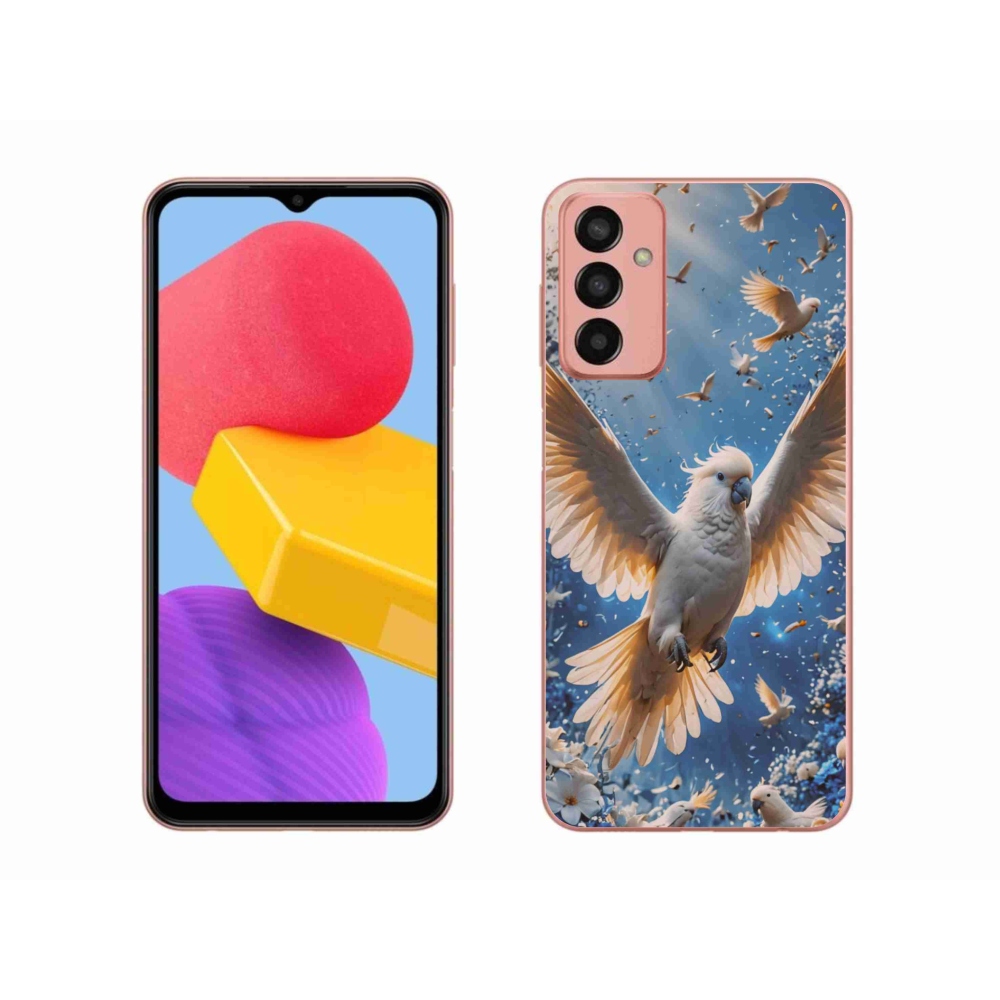 Gélový kryt mmCase na Samsung Galaxy M13 - papagáj kakadu