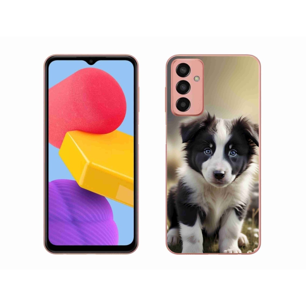 Gélový kryt mmCase na Samsung Galaxy M13 - roztomilá border kólia
