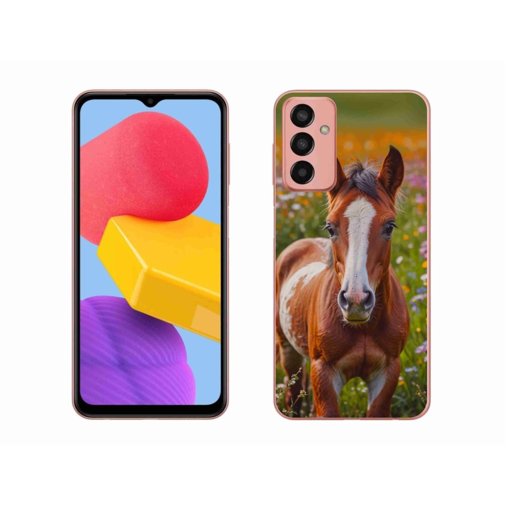 Gélový kryt mmCase na Samsung Galaxy M13 - roztomilé žriebä