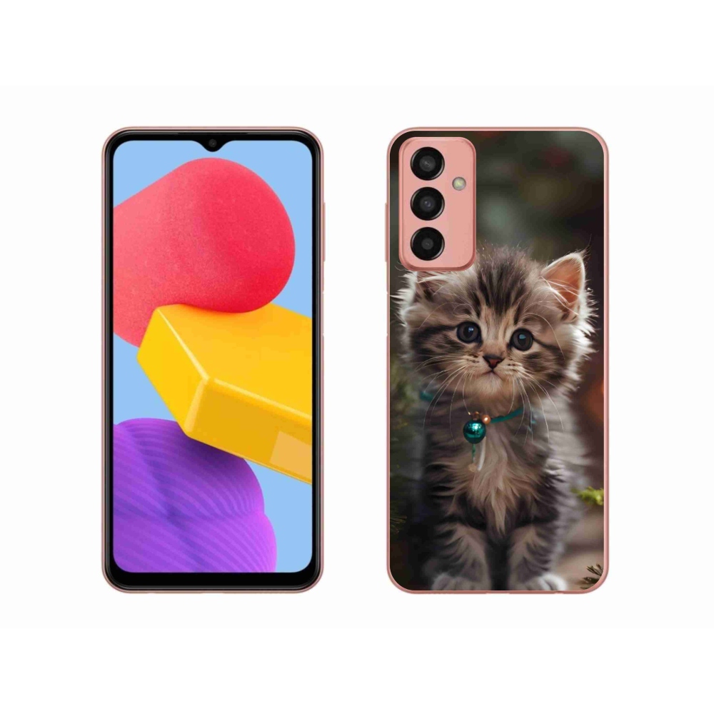 Gélový kryt mmCase na Samsung Galaxy M13 - roztomilé mačiatko 11