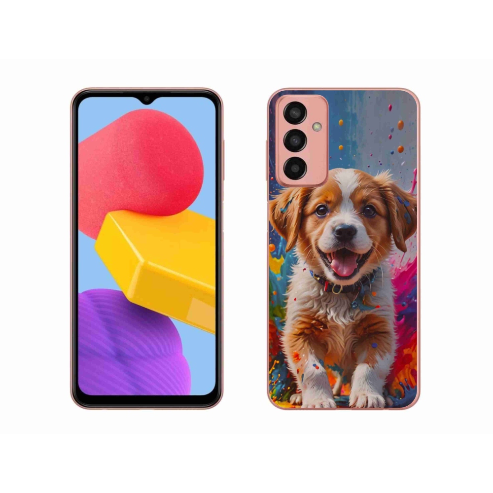 Gélový kryt mmCase na Samsung Galaxy M13 - roztomilé šteňa 3