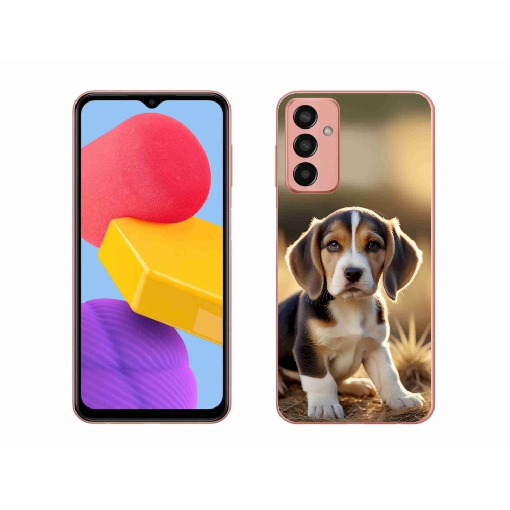 Gélový kryt mmCase na Samsung Galaxy M13 - roztomilý bígl