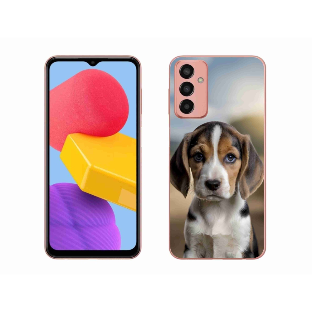 Gélový kryt mmCase na Samsung Galaxy M13 - roztomilý bígl