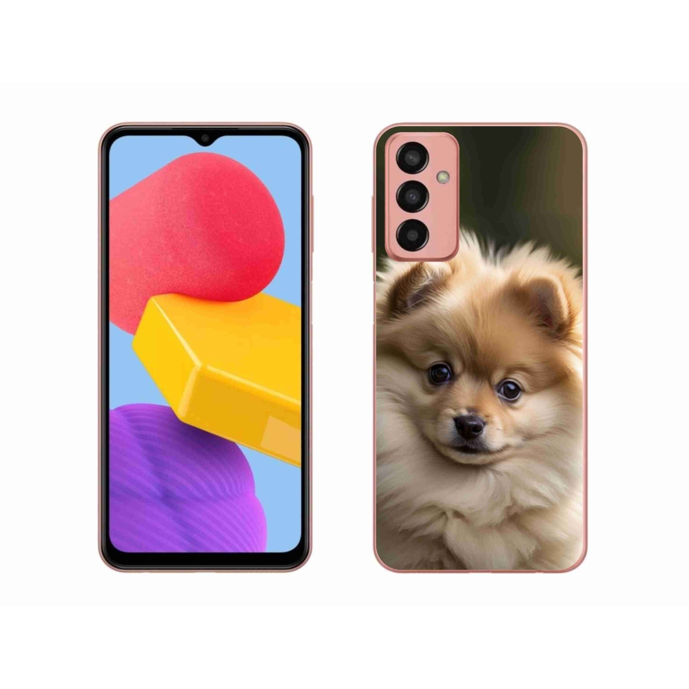 Gélový kryt mmCase na Samsung Galaxy M13 - roztomilý pomeranian 2