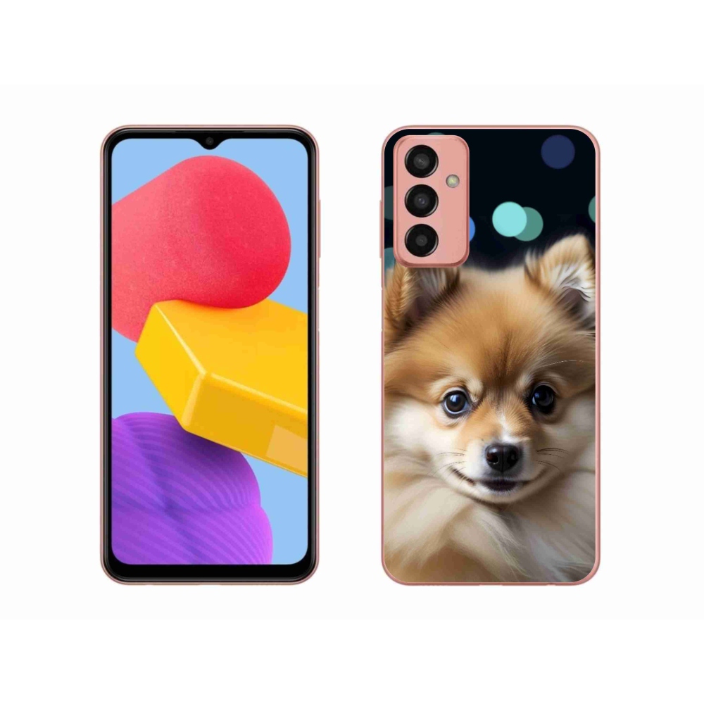Gélový kryt mmCase na Samsung Galaxy M13 - roztomilý pomeranian