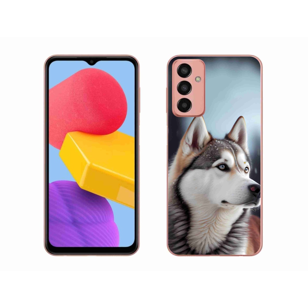 Gélový kryt mmCase na Samsung Galaxy M13 - sibírsky husky