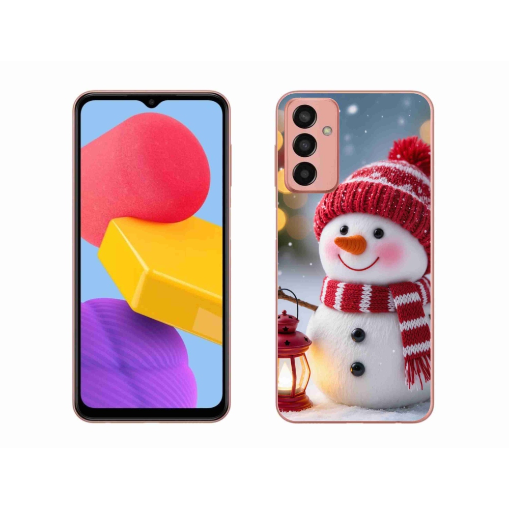 Gélový kryt mmCase na Samsung Galaxy M13 - snehuliak 2