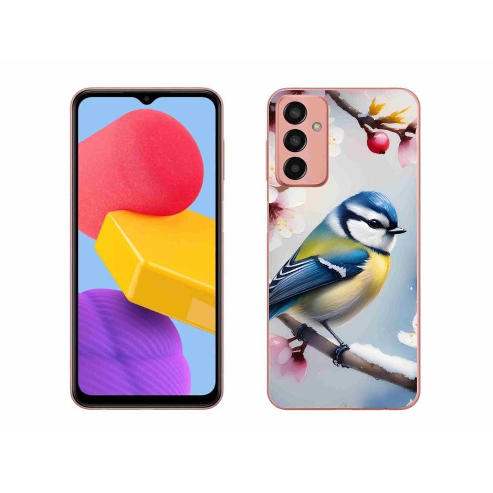 Gélový kryt mmCase na Samsung Galaxy M13 - sýkorka