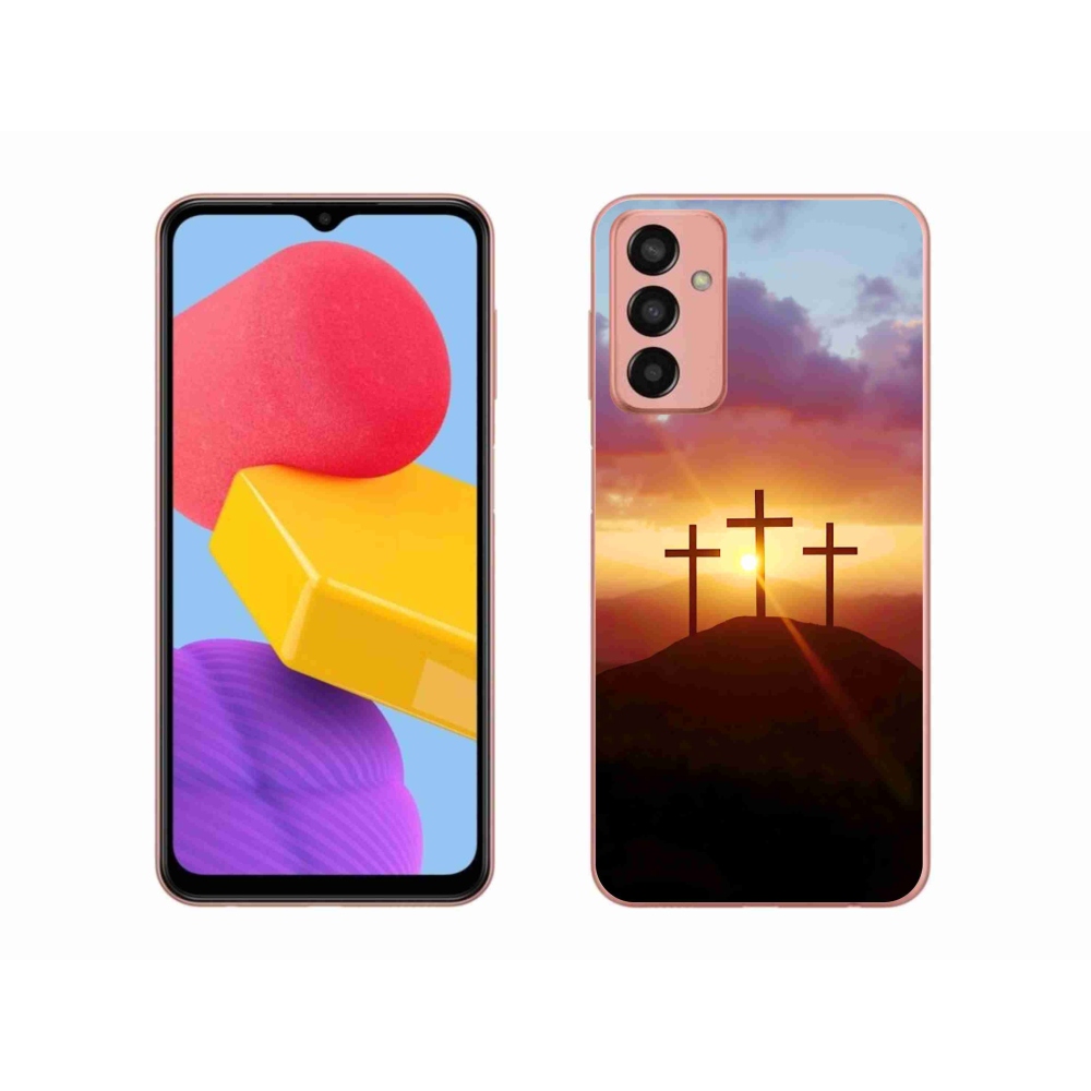 Gélový kryt mmCase na Samsung Galaxy M13 - tri kríža