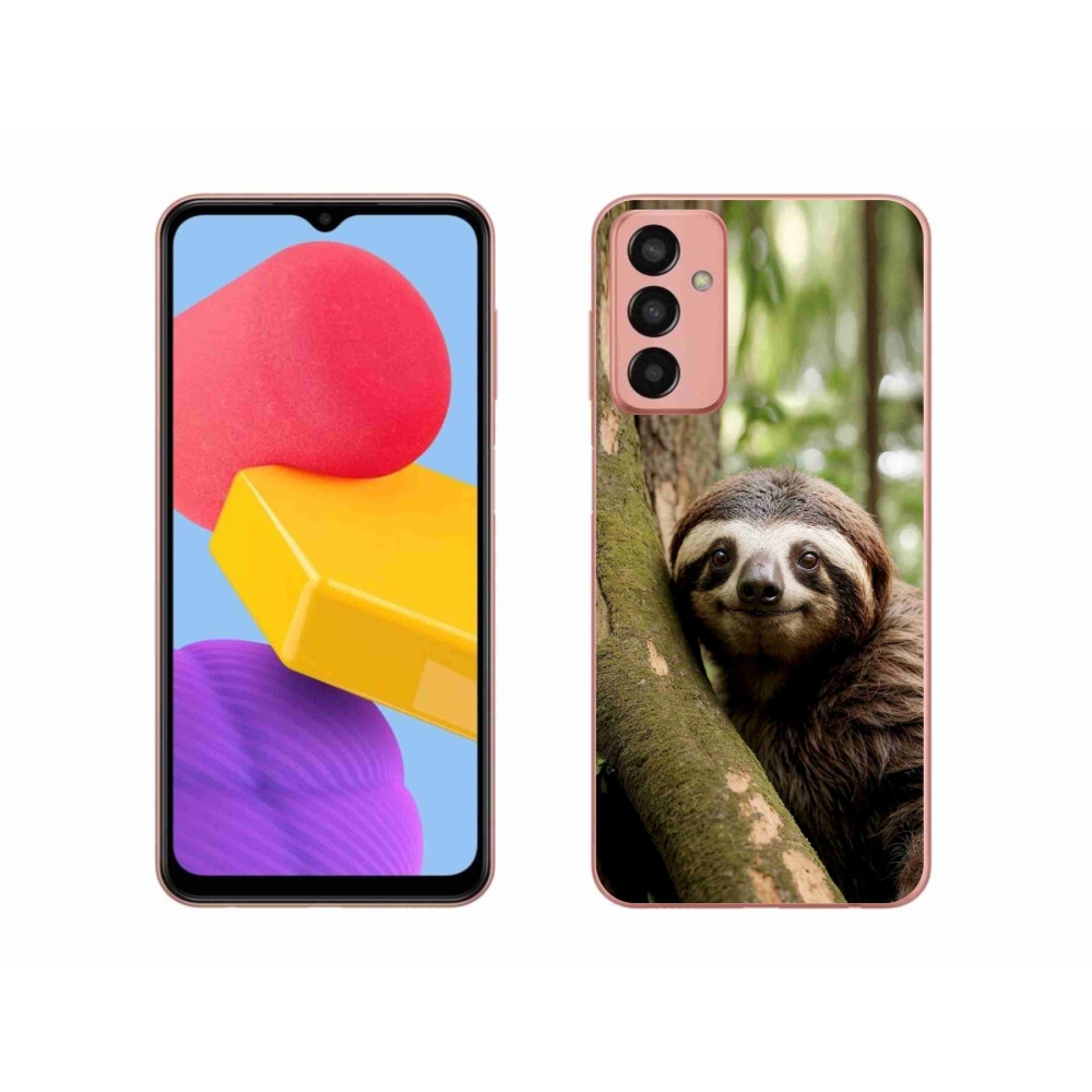 Gélový kryt mmCase na Samsung Galaxy M13 - usmievavý leňochod