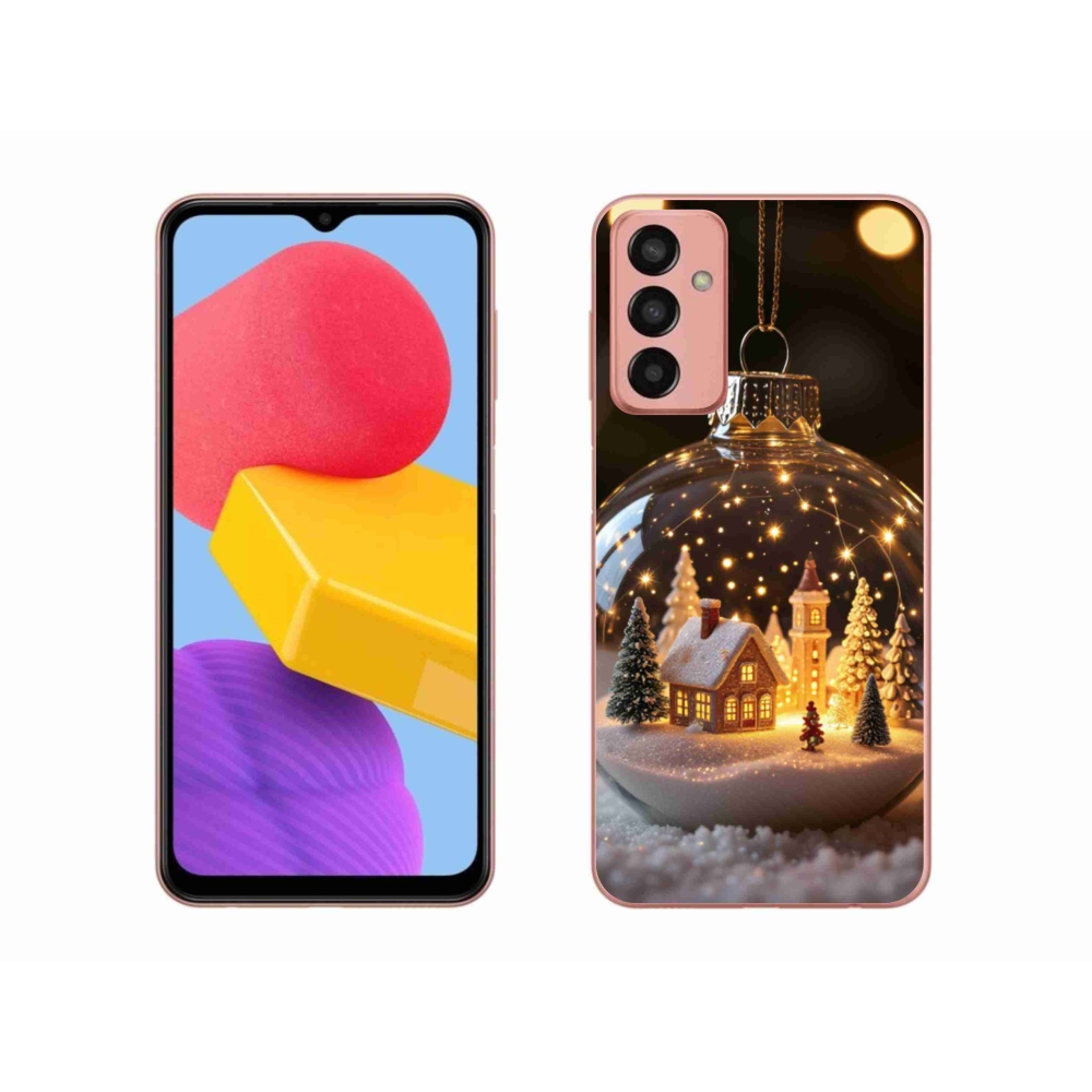 Gélový kryt mmCase na Samsung Galaxy M13 - vianočné gule 3