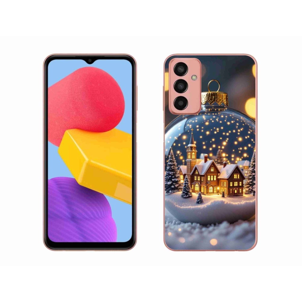 Gélový kryt mmCase na Samsung Galaxy M13 - vianočné gule 4