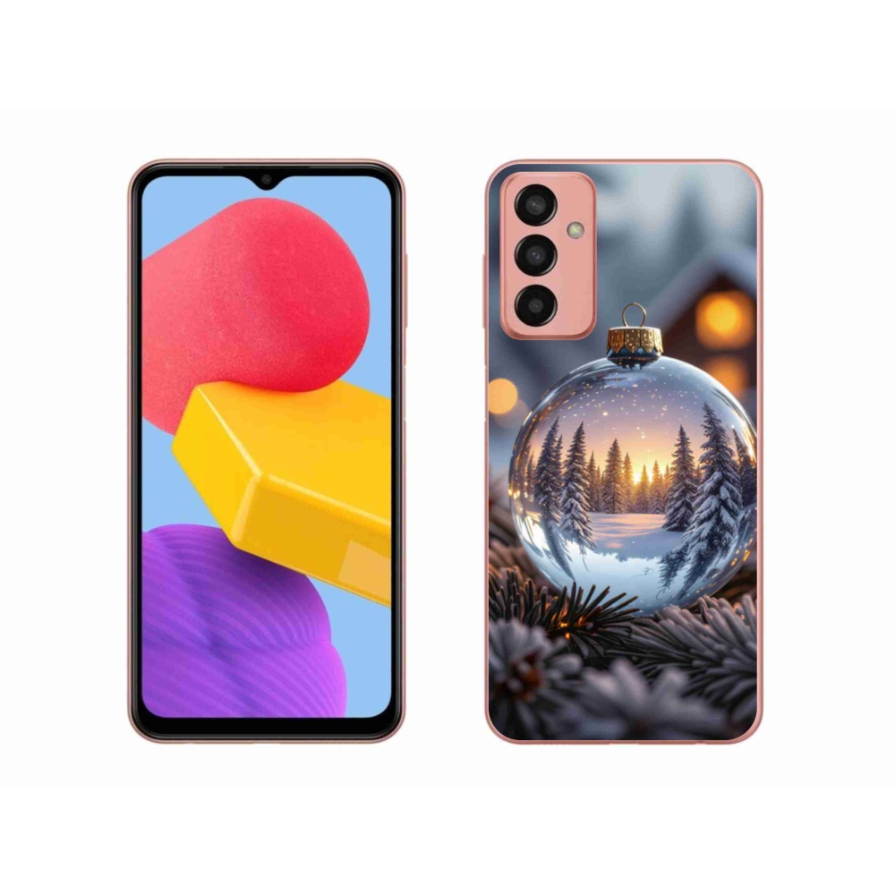 Gélový kryt mmCase na Samsung Galaxy M13 - vianočná ozdoba