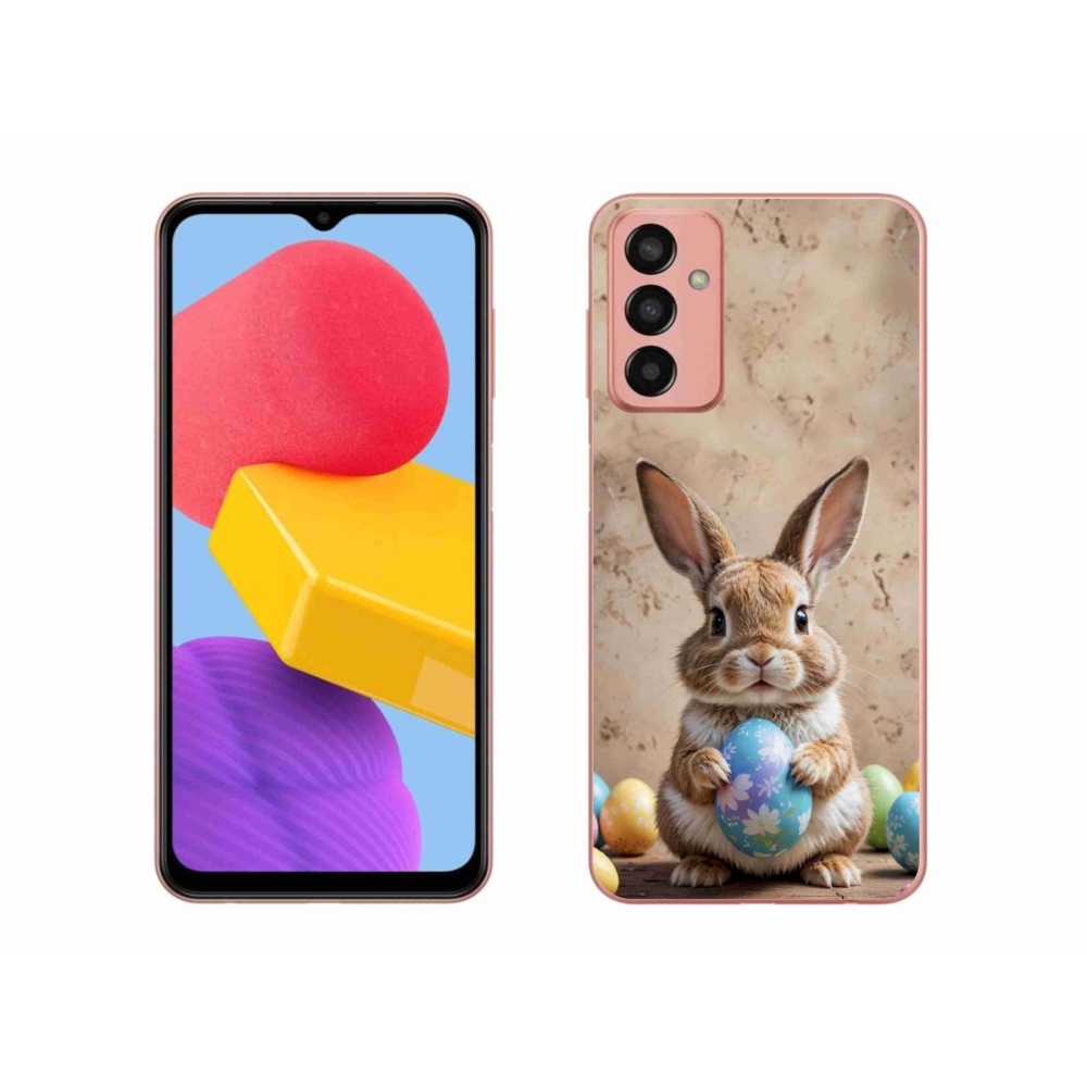 Gélový kryt mmCase na Samsung Galaxy M13 - veľkonočný zajačik