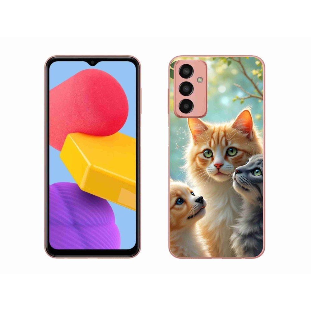 Gélový kryt mmCase na Samsung Galaxy M13 - zvieracie priateľstvo 2