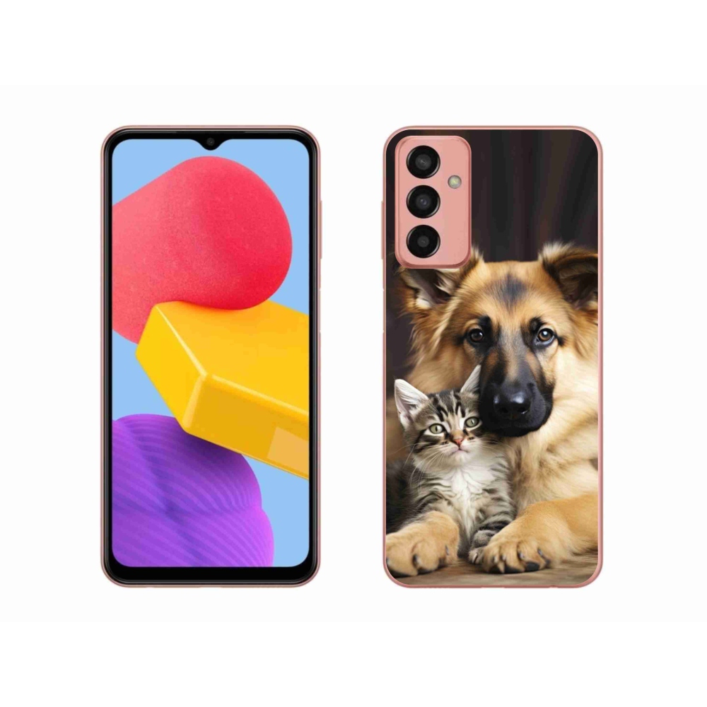 Gélový kryt mmCase na Samsung Galaxy M13 - zvieracie priateľstvo
