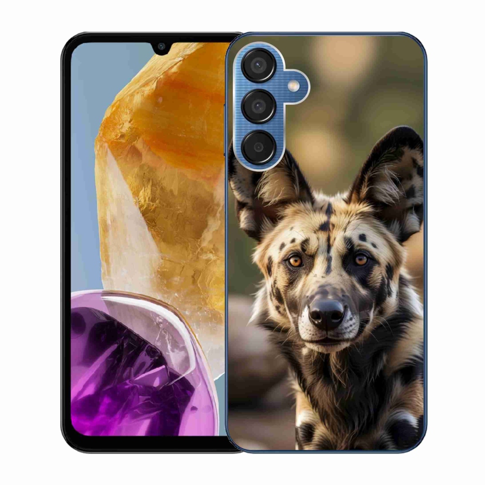 Gélový kryt mmCase Samsung Galaxy M15 5G - africký divoký pes