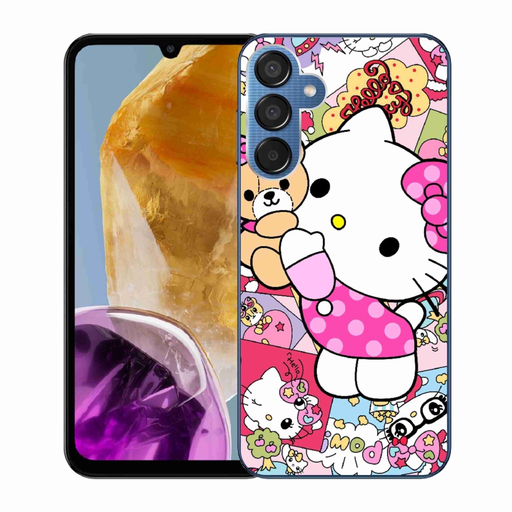 Gélový kryt mmCase na Samsung Galaxy M15 5G - cute kitty