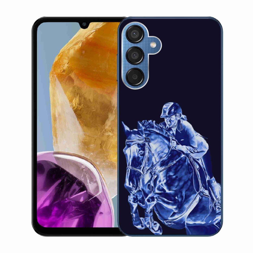 Gélový kryt mmCase na Samsung Galaxy M15 5G - dostihový kôň
