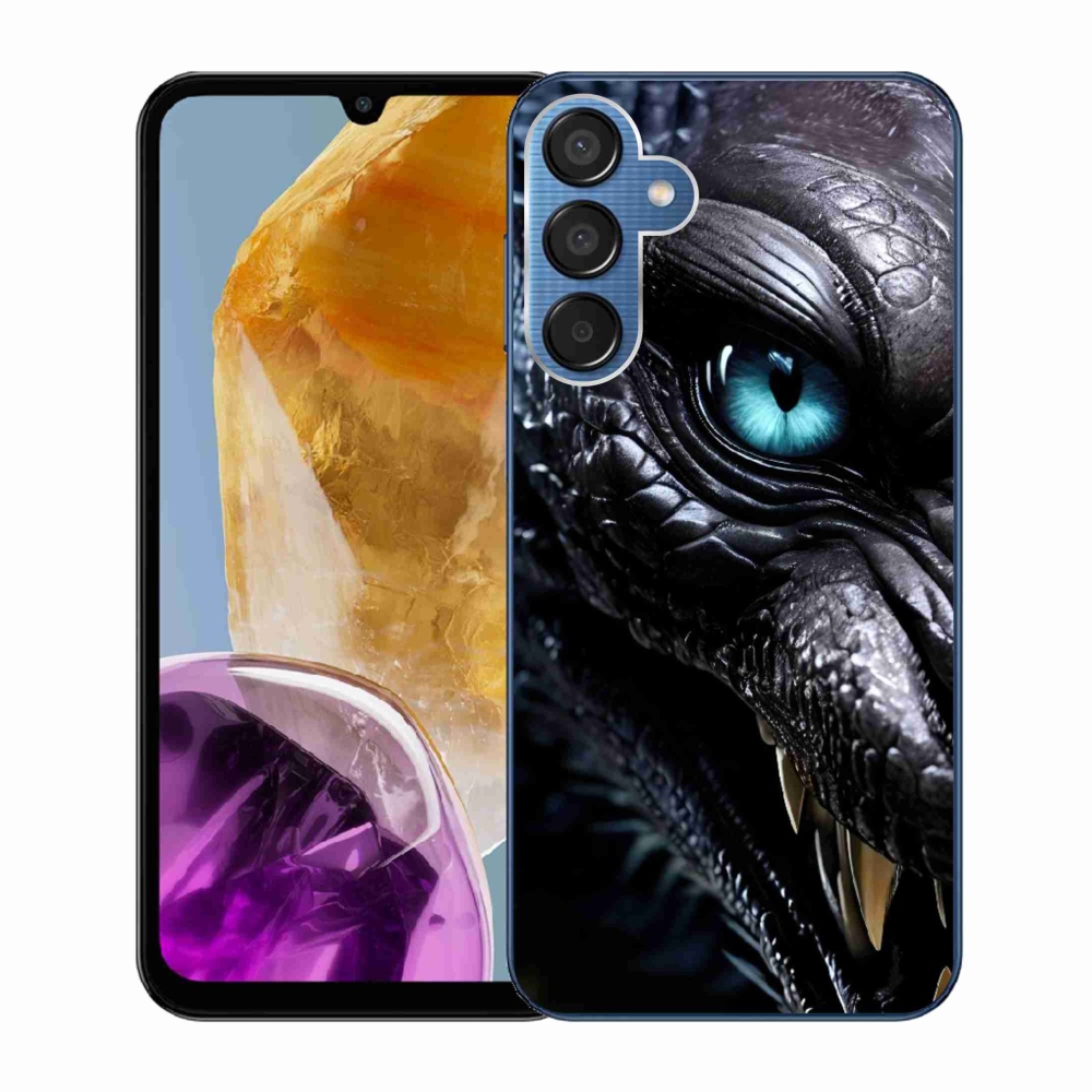 Gélový kryt mmCase na Samsung Galaxy M15 5G - dračí pohľad