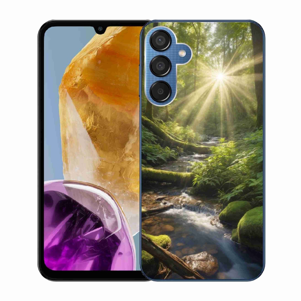Gélový kryt mmCase na Samsung Galaxy M15 5G - hlbina lesa