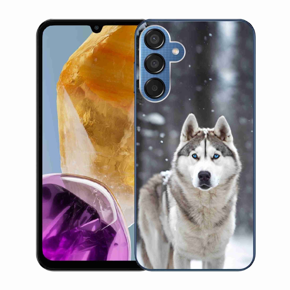 Gélový kryt mmCase na Samsung Galaxy M15 5G - husky 2