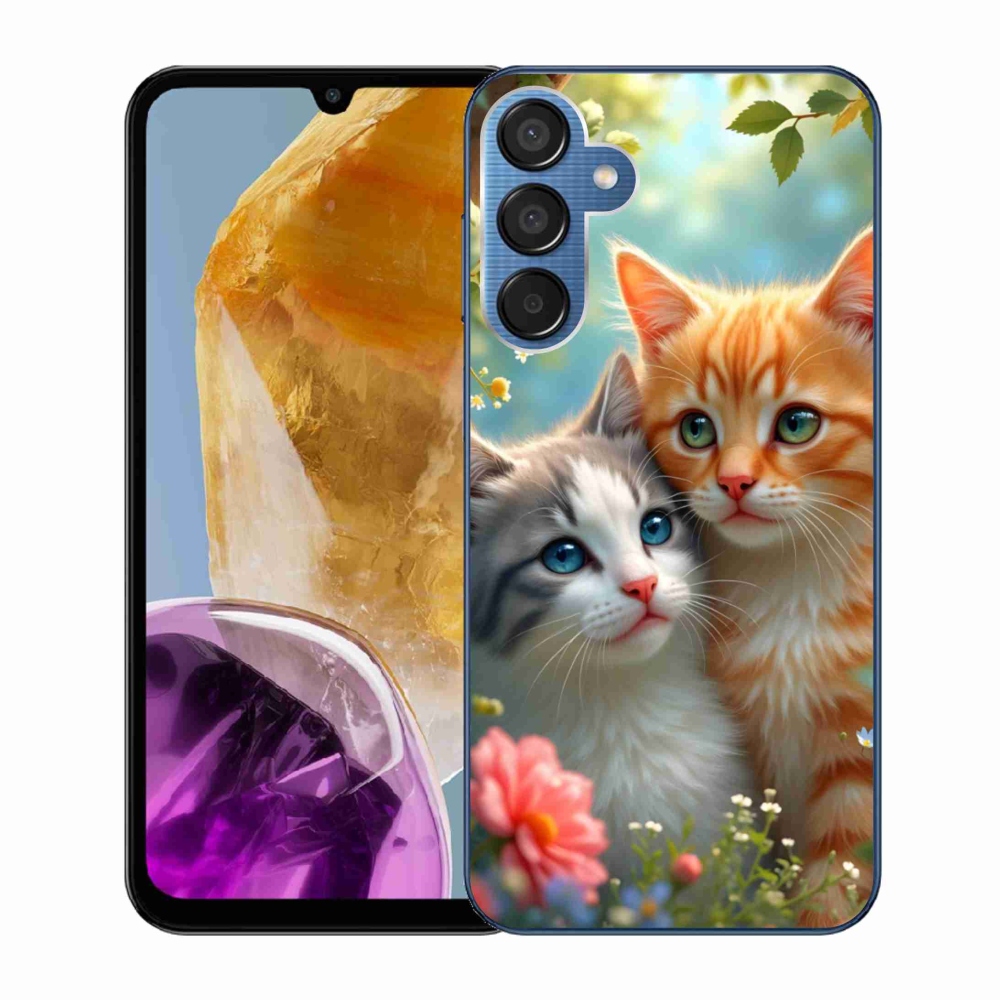 Gélový kryt mmCase na Samsung Galaxy M15 5G - mačacia láska 2