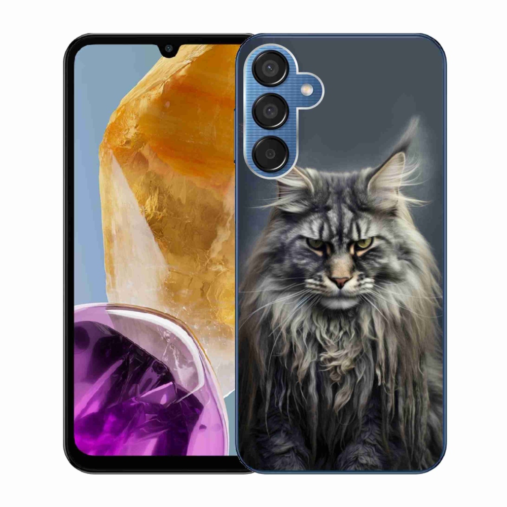 Gélový kryt mmCase na Samsung Galaxy M15 5G - mačacie pohľad 4