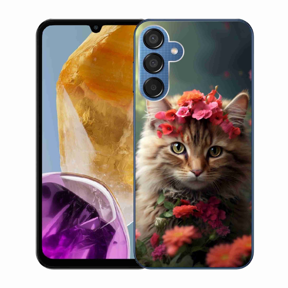 Gélový kryt mmCase na Samsung Galaxy M15 5G - mačacia princezná