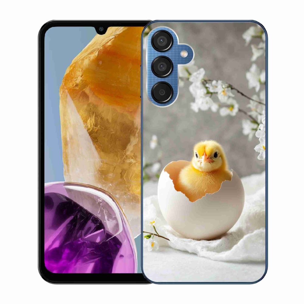 Gélový kryt mmCase na Samsung Galaxy M15 5G - kuriatko