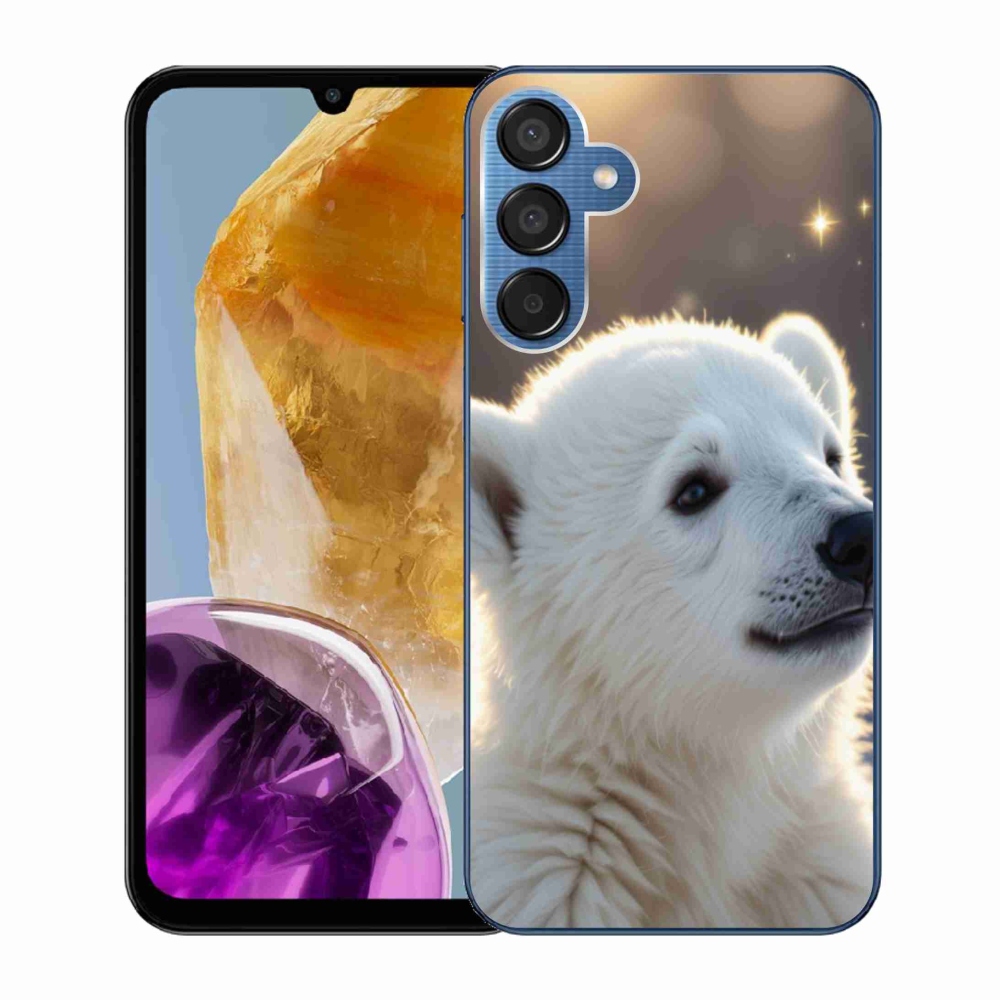 Gélový kryt mmCase na Samsung Galaxy M15 5G - ľadový medveď