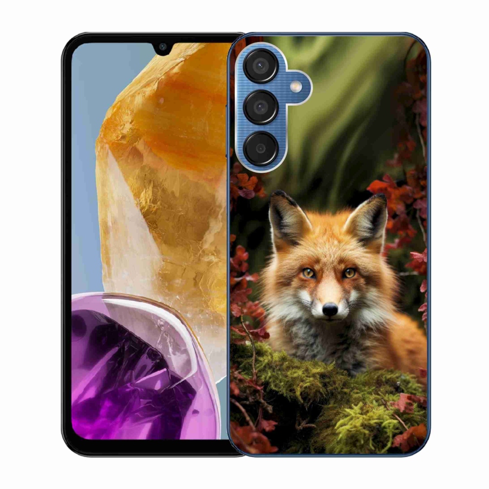 Gélový kryt mmCase na Samsung Galaxy M15 5G - líška v lese