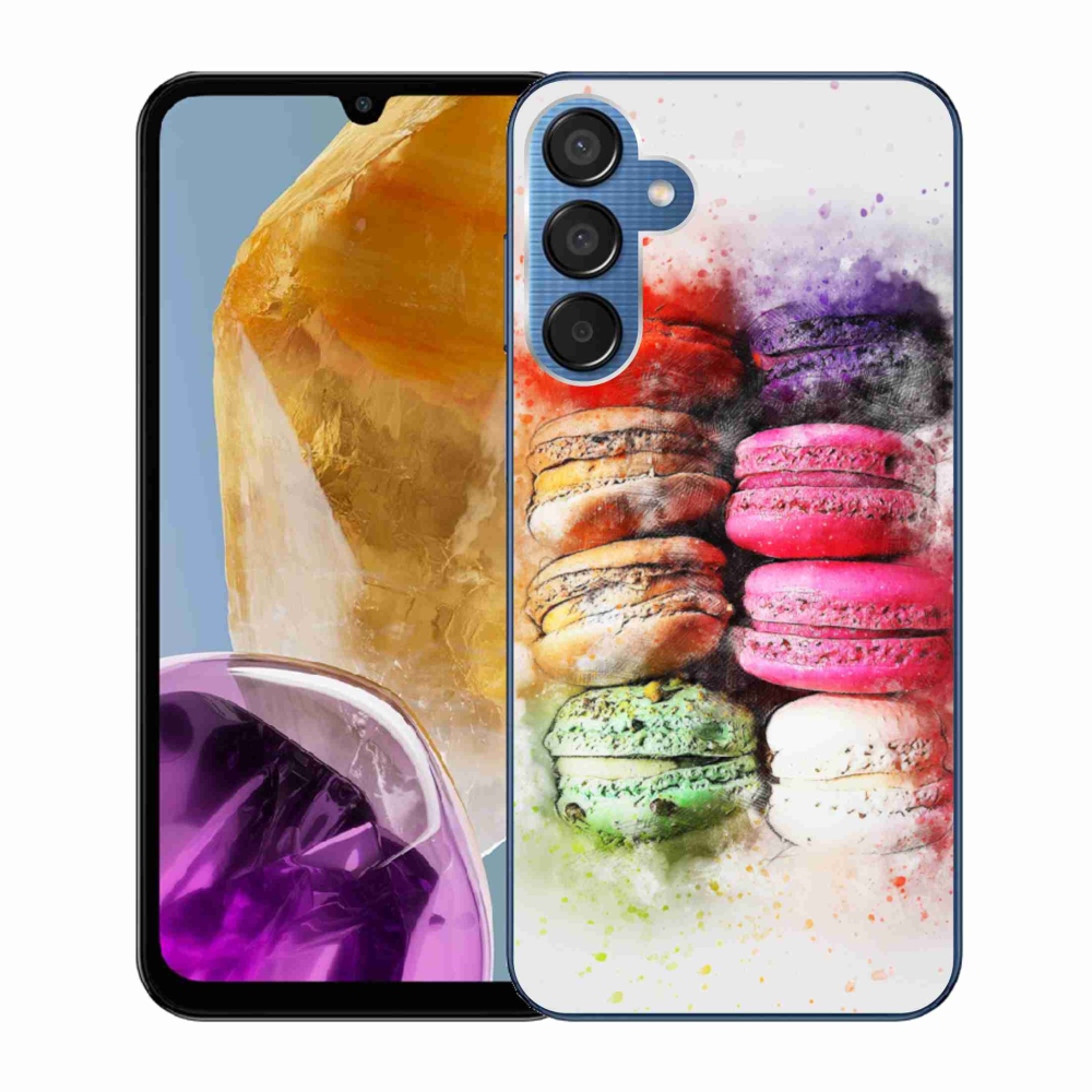Gélový kryt mmCase na Samsung Galaxy M15 5G - makrónky